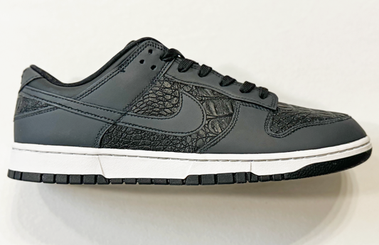 Black and Grey Nike Dunk Retro Low